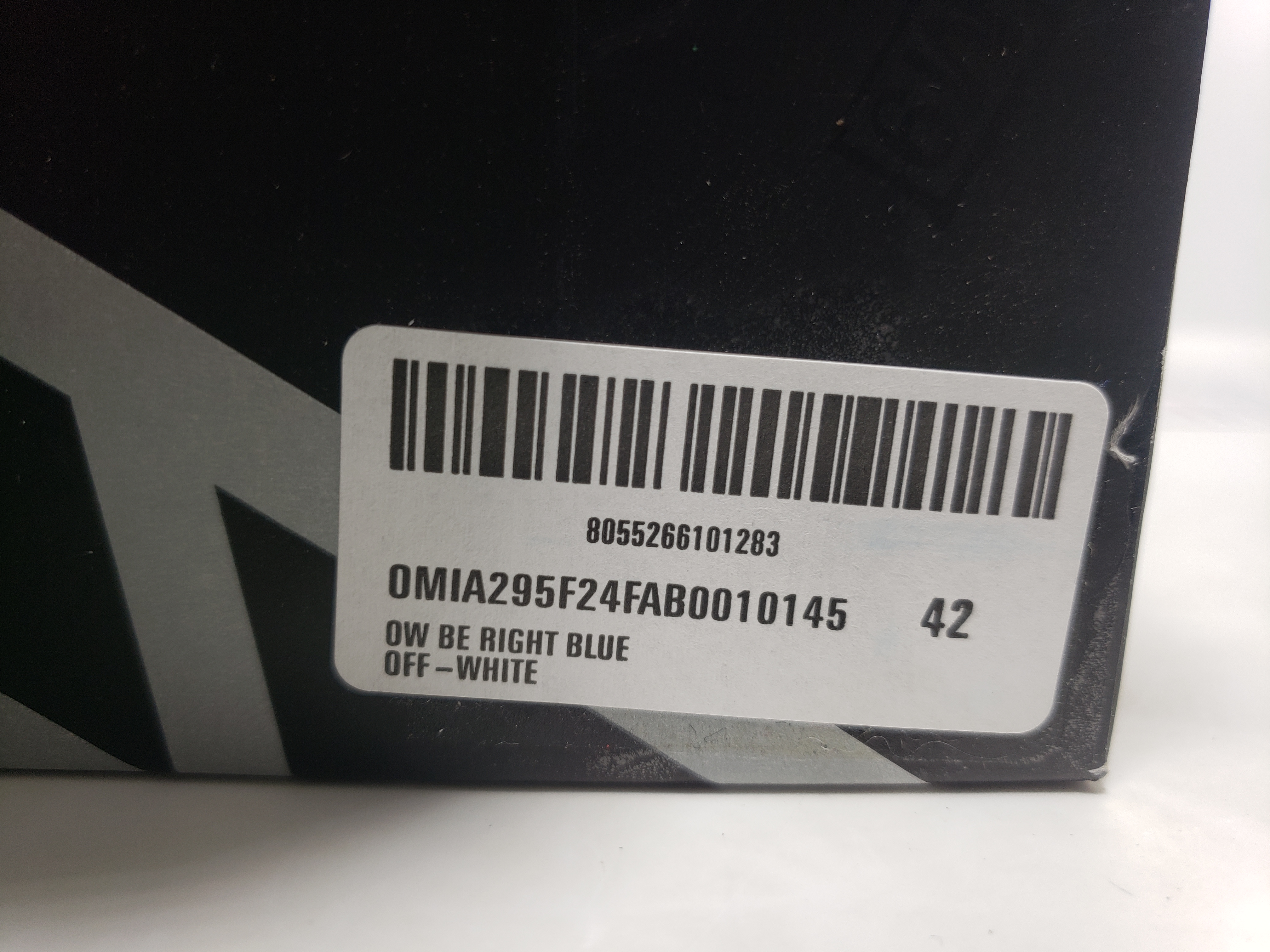 Off White Be Right Back Sneakers Deep Blue White OMIA295F24 FAB00 10145 review Stockxkicks 00