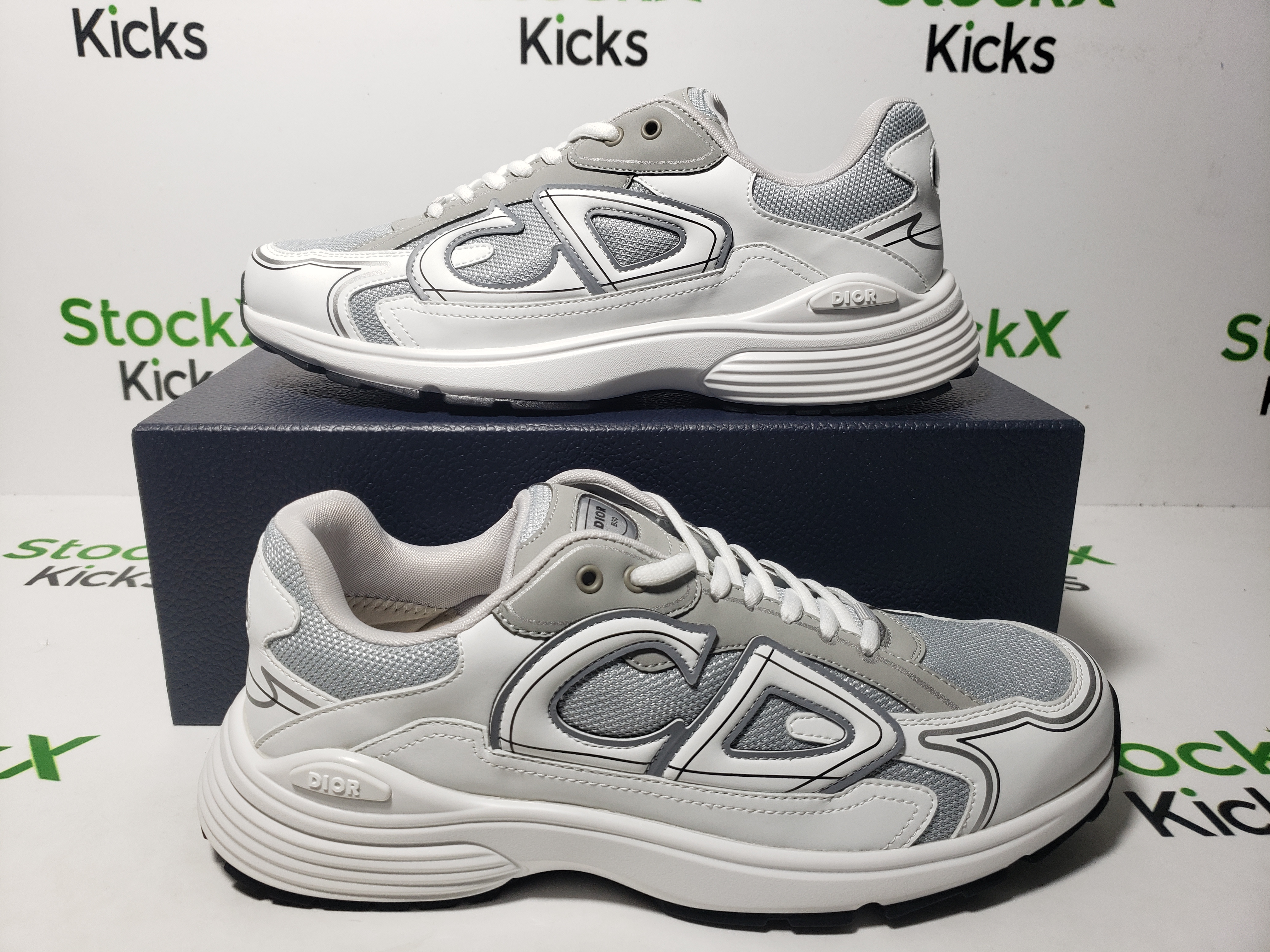 Dior B30 Sneakers Gray White 3SN279ZLZ_H860 review Stockxkicks 05