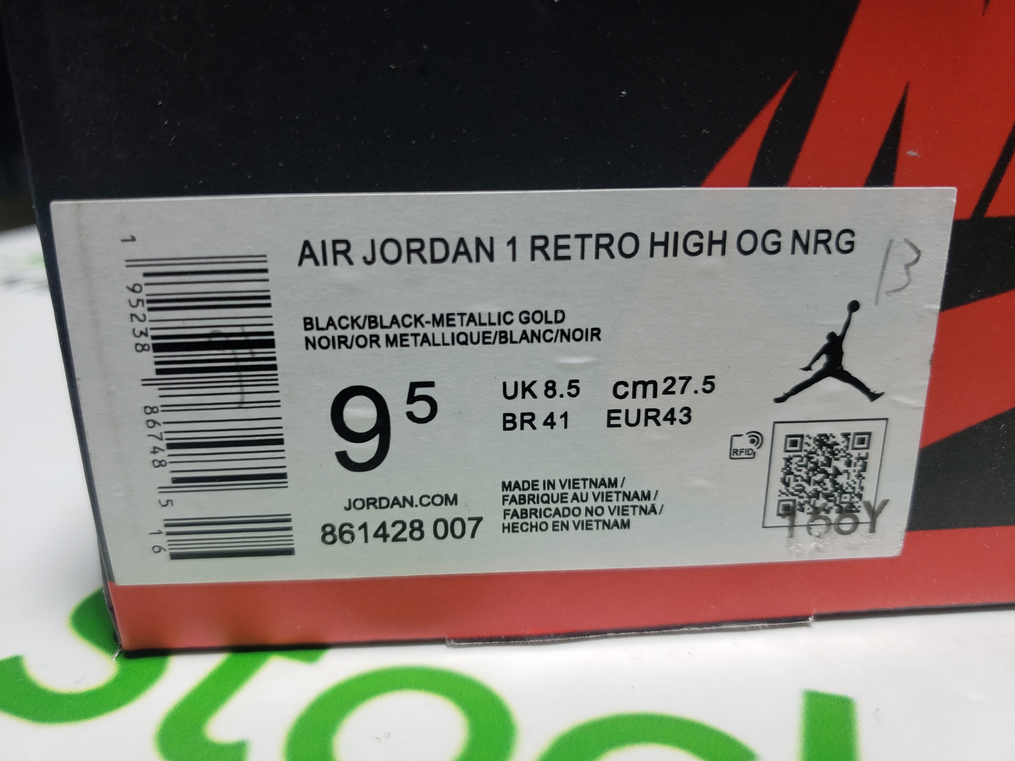 PK God Batch Air Jordan 1 Retro High NRG Patent Gold Toe 861428-007 review Stockxkicks 00