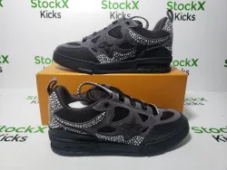 Louis Vuitton Skate Sneaker Black Grey 1ACEI8 review Stockxkicks 06