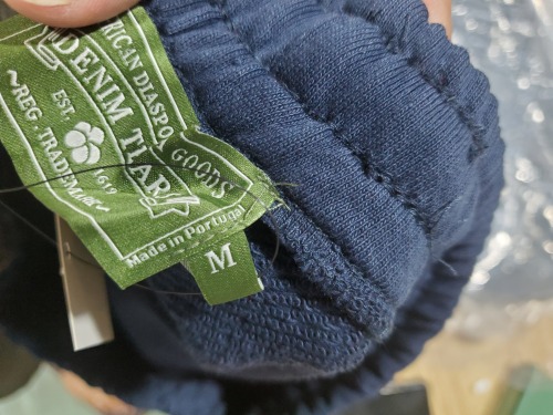 Denim Tears The Cotton Wreath Shorts Navy review 