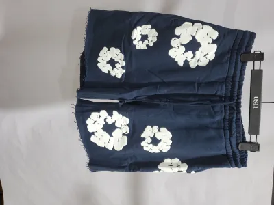 Denim Tears The Cotton Wreath Shorts Navy review Stockxkicks 01