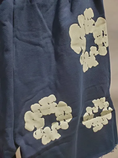 Denim Tears The Cotton Wreath Shorts Navy review Stockxkicks 05