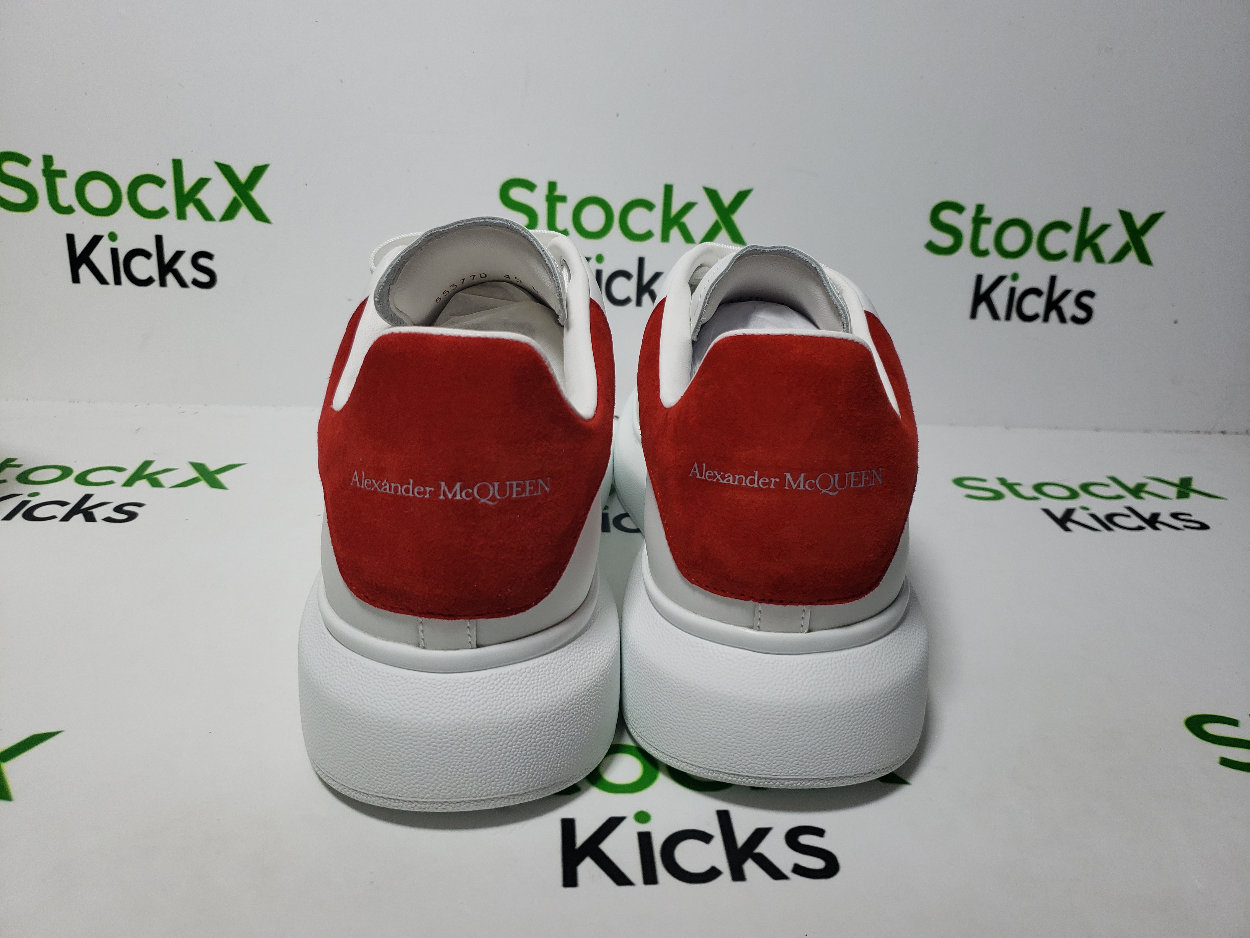 Alexander McQueen Sneaker Red Velvet Tail review Stockxkicks 03