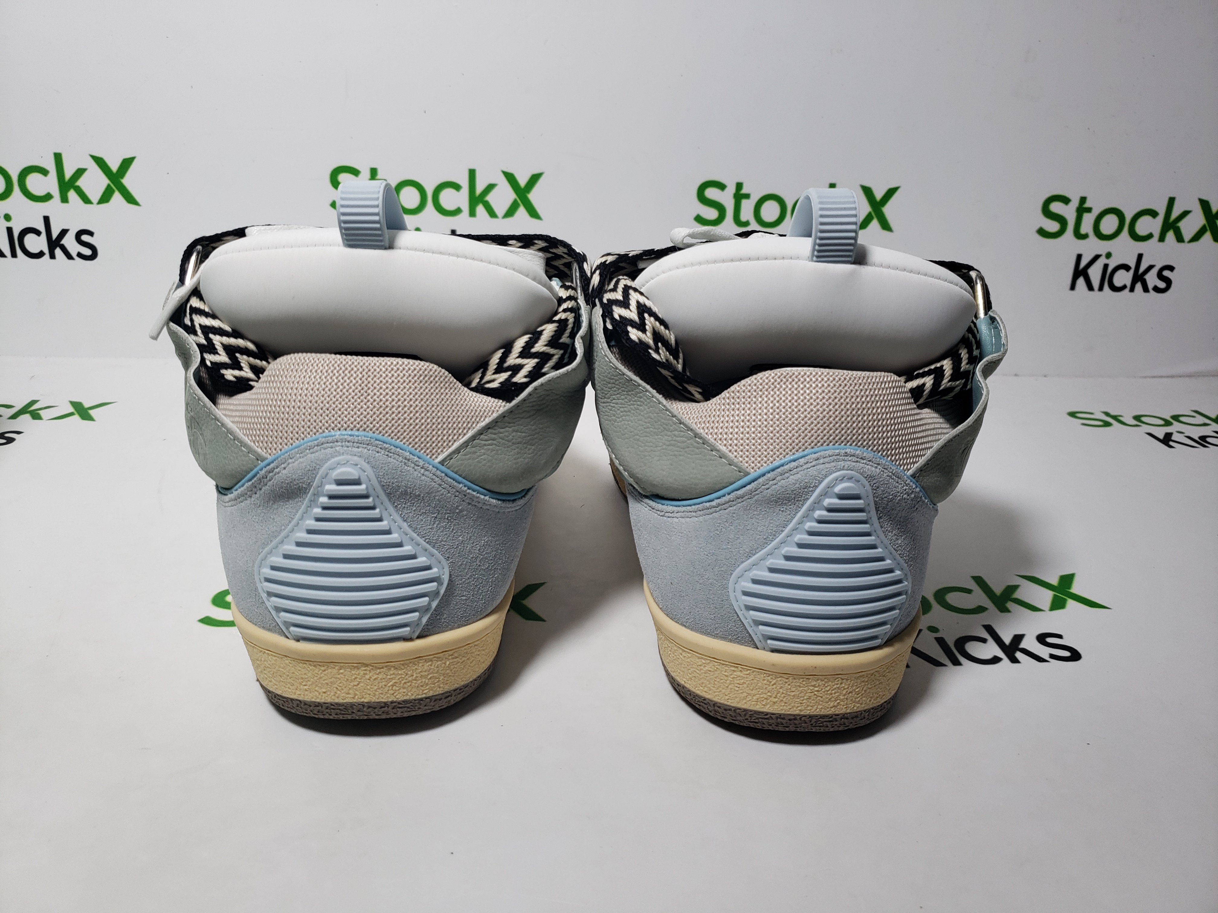 Lanvin Leather Curb White Blue review Stockxkicks 03