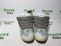 Lanvin Leather Curb White Blue review Stockxkicks 05