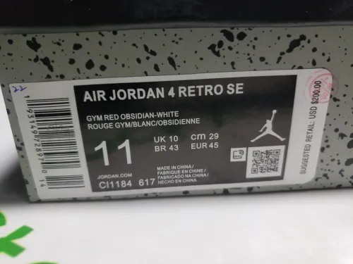 PK God Batch Air Jordan 4 Retro FIBA (2019) CI1184-617 review 