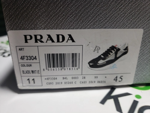 Prada America's Cup Black Grey review 