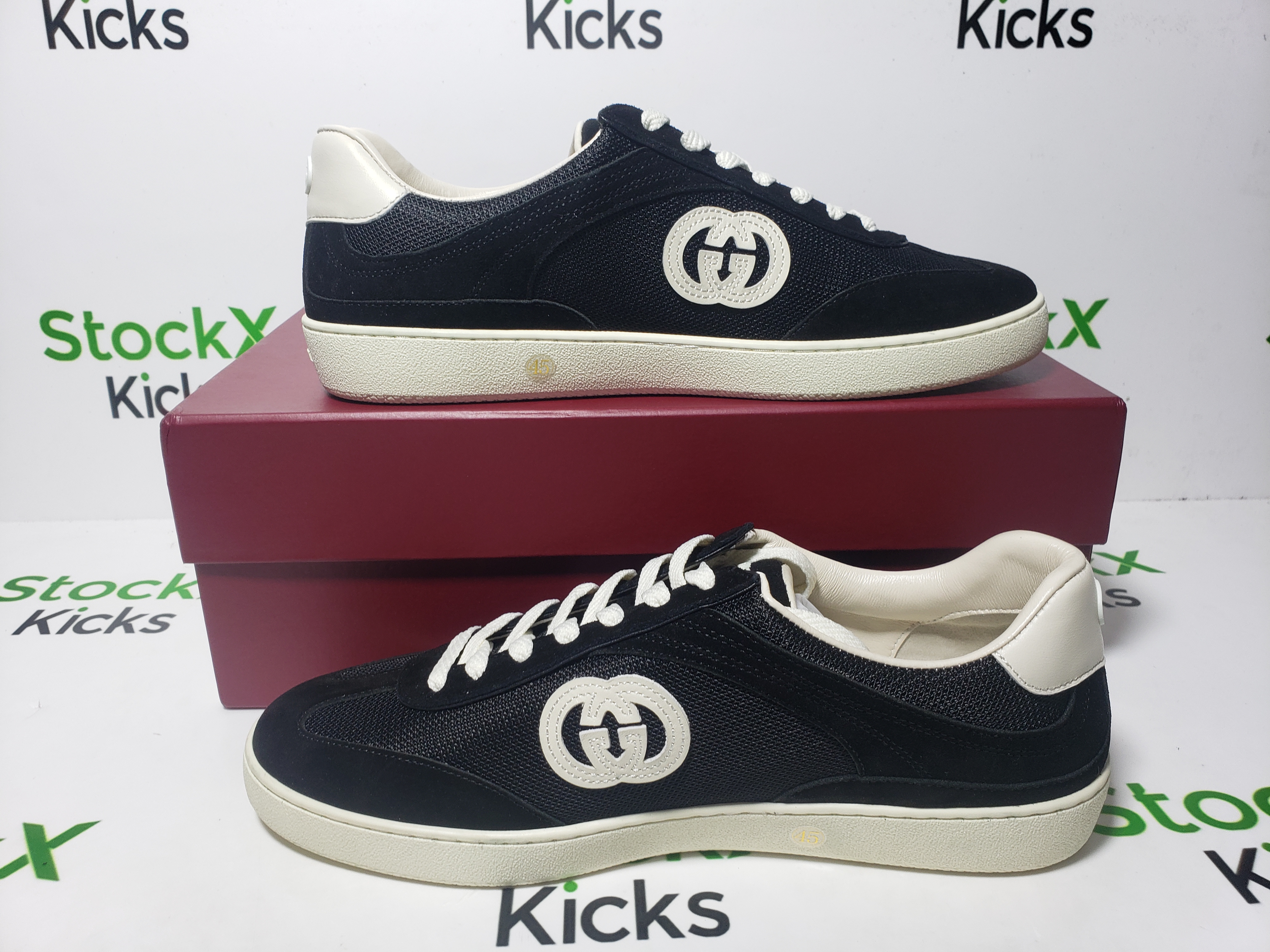 Gucci Interlocking G Sneaker Black 791742 AADM0 4141 review Stockxkicks 06