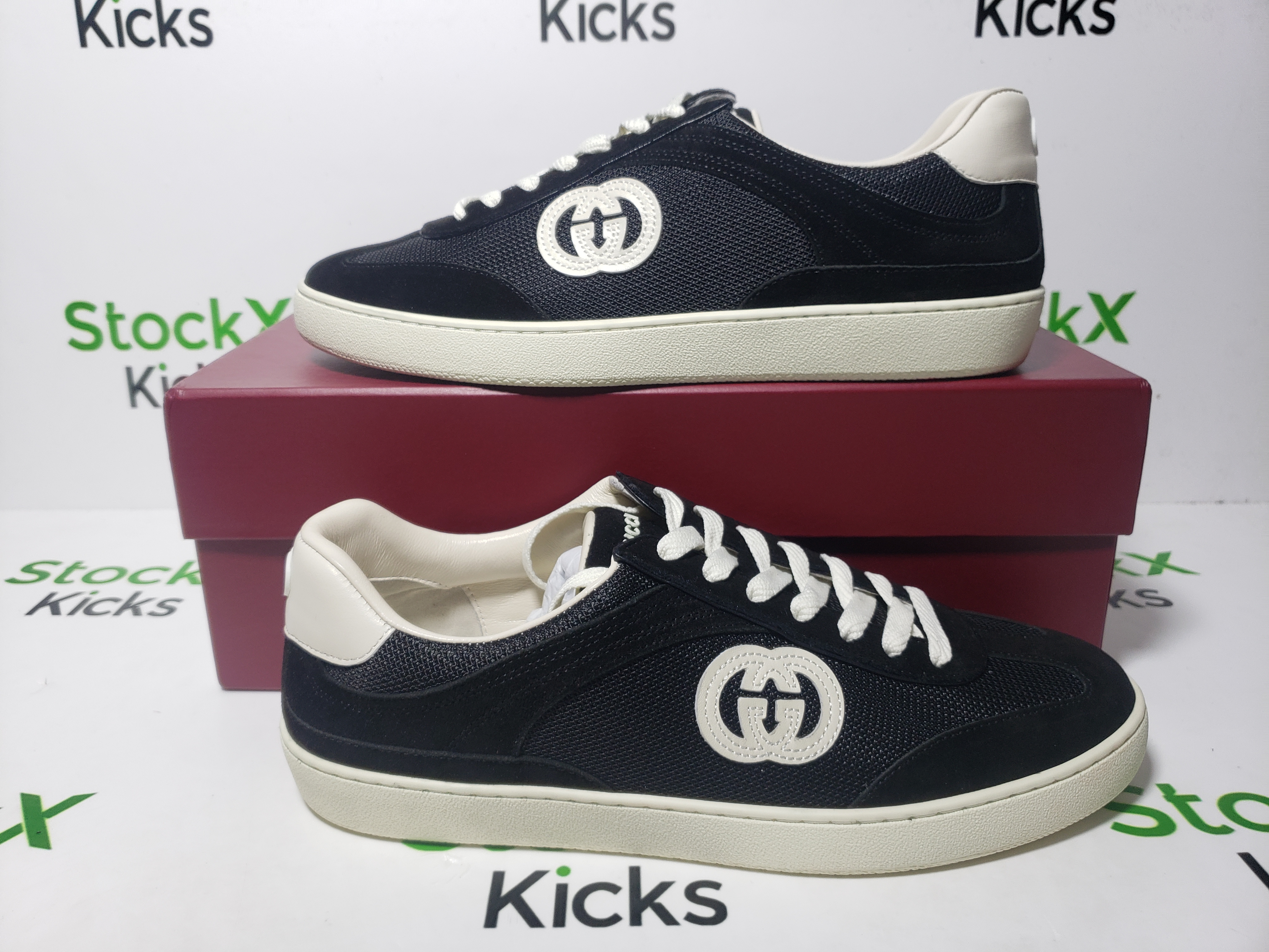 Gucci Interlocking G Sneaker Black 791742 AADM0 4141 review Stockxkicks 05