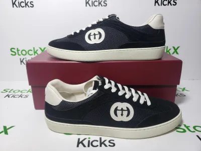 Gucci Interlocking G Sneaker Black 791742 AADM0 4141 review Stockxkicks 05