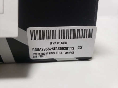 Off White Be Right Back Sneakers Brown OMIA295S25 FAB00 36113 review 