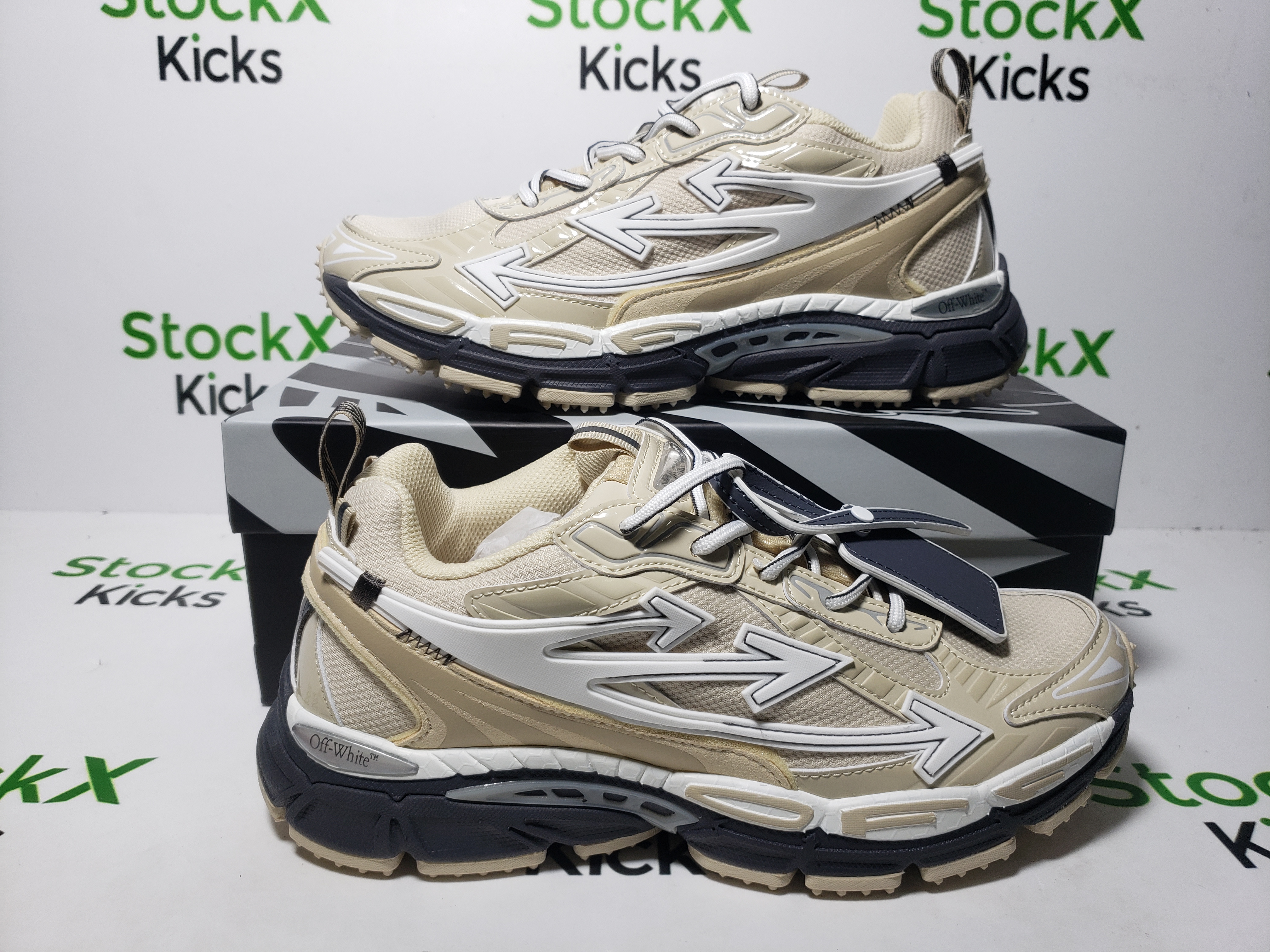 Off White Be Right Back Sneakers Brown OMIA295S25 FAB00 36113 review Stockxkicks 05