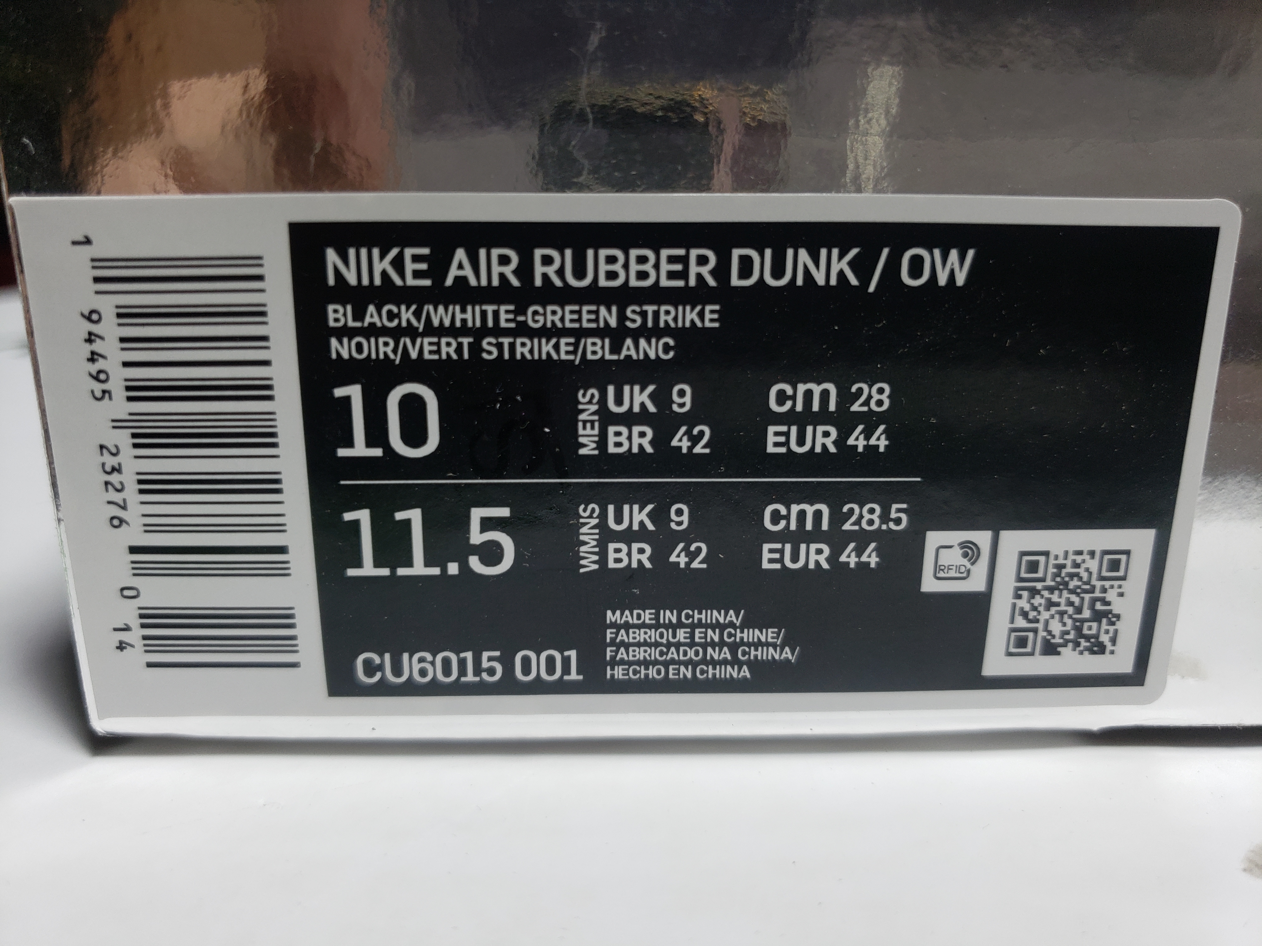 LJR Batch Nike Air Rubber Dunk Off-White Green Strike CU6015-001 review Stockxkicks 00