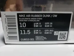 LJR Batch Nike Air Rubber Dunk Off-White Green Strike CU6015-001 review Stockxkicks 01