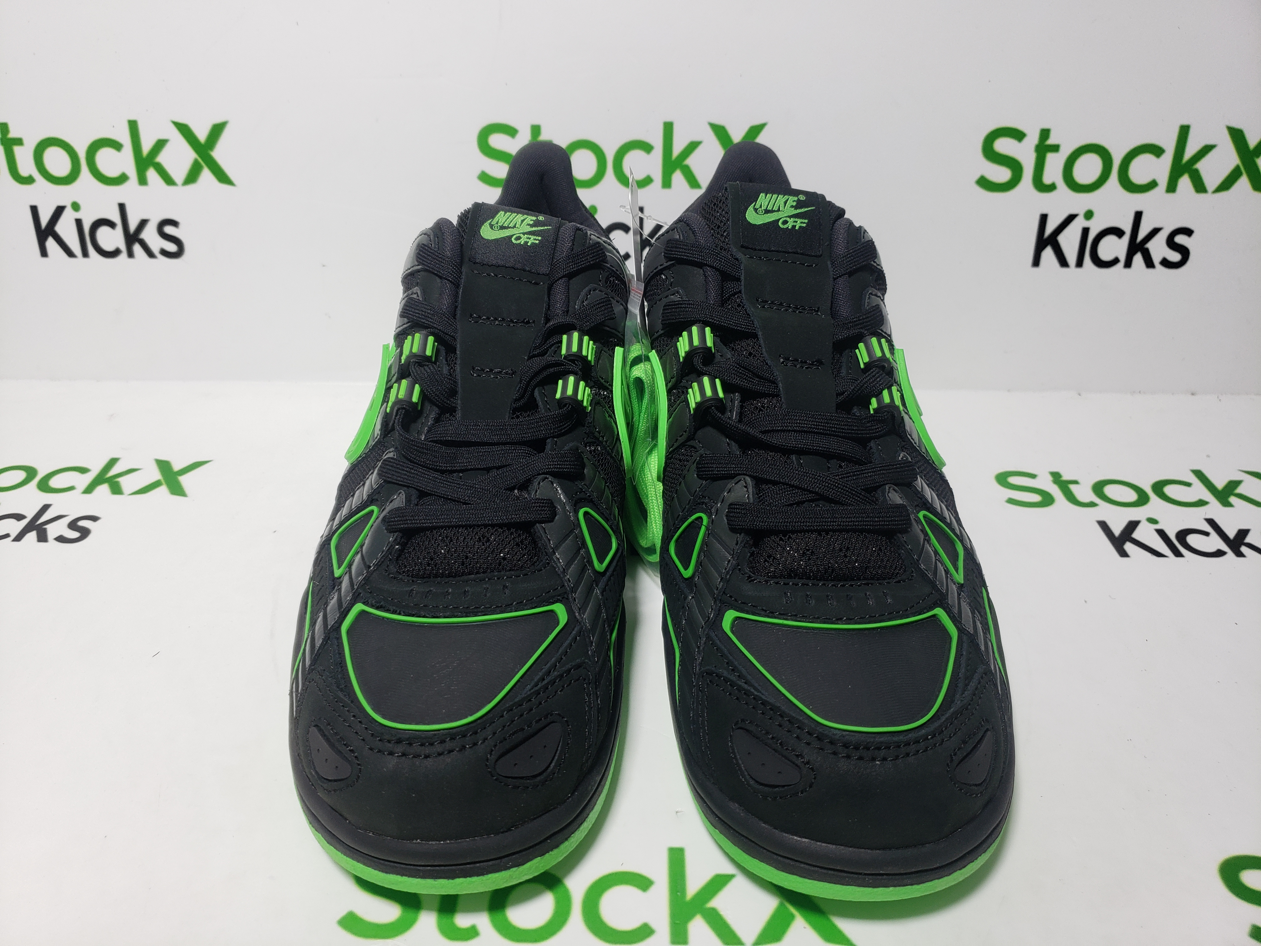 LJR Batch Nike Air Rubber Dunk Off-White Green Strike CU6015-001 review Stockxkicks 01