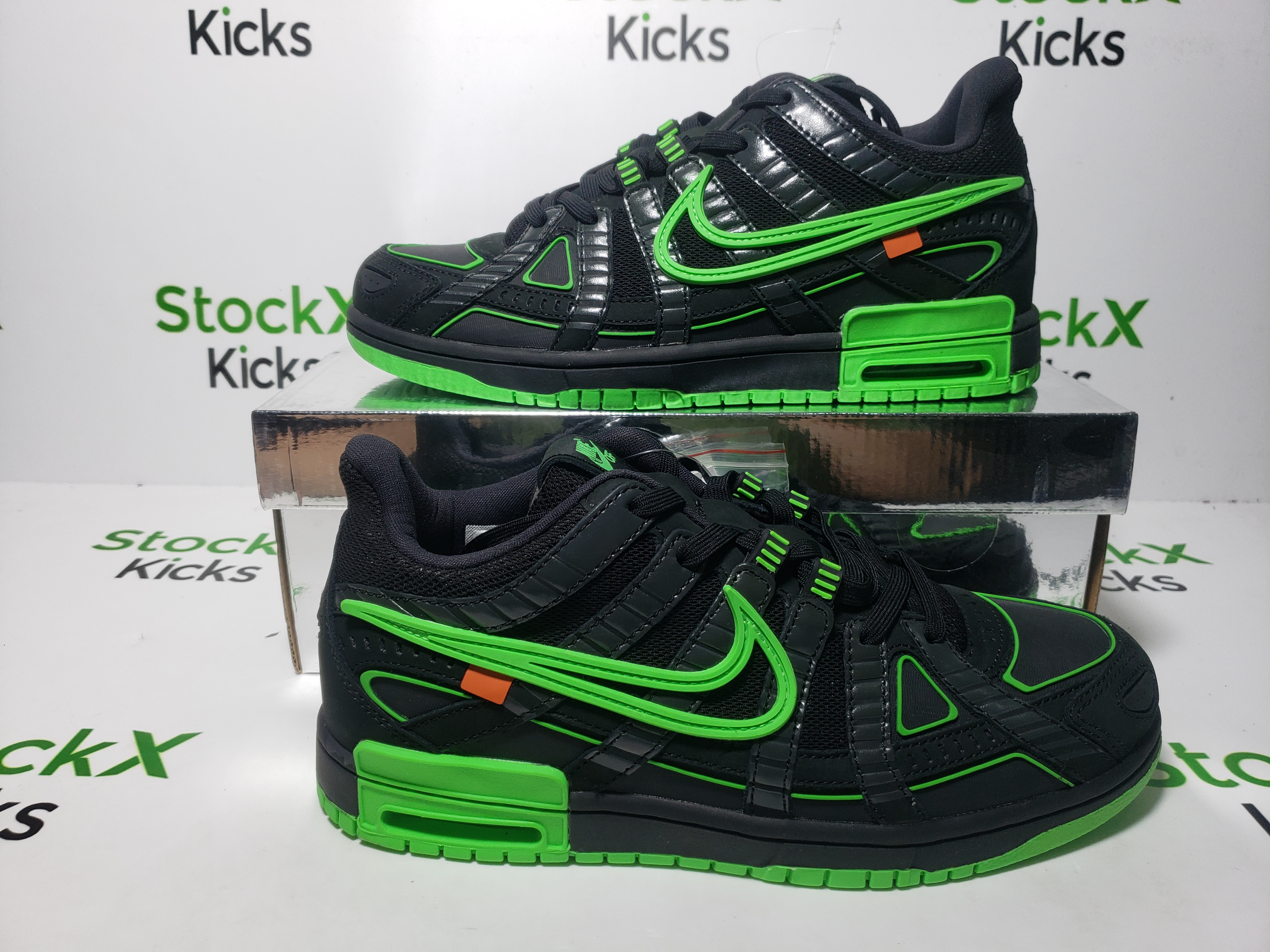 LJR Batch Nike Air Rubber Dunk Off-White Green Strike CU6015-001 review Stockxkicks 05