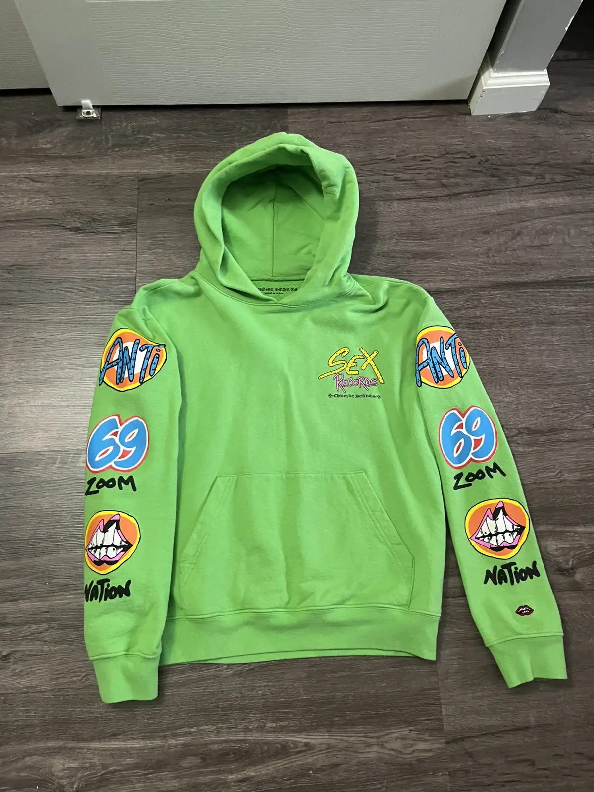 Chrome Hearts Matty Boy Sex Records Hoodie Citrus review Mina Ahmed