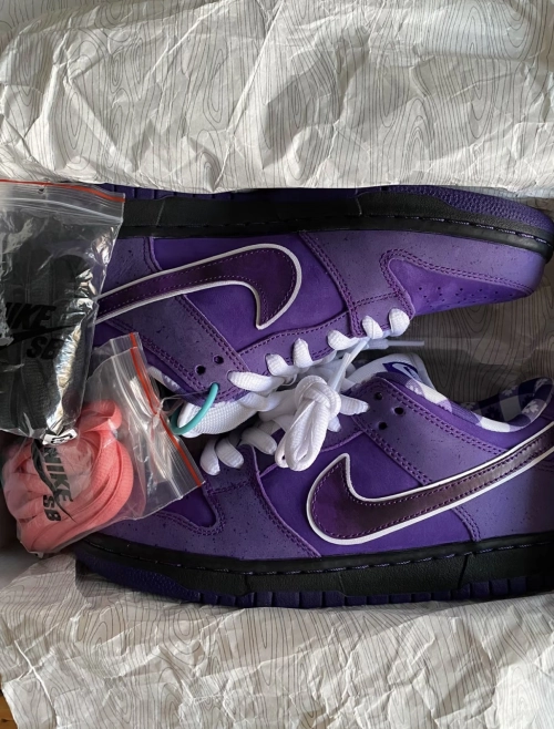 PK God Batch Nike SB Dunk Low Concepts Purple Lobster BV1310-555 review 
