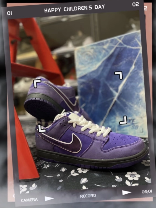 PK God Batch Nike SB Dunk Low Concepts Purple Lobster BV1310-555 review 