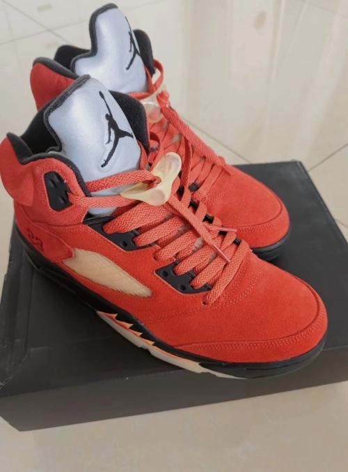 PK God Batch Air Jordan 5 Retro Dunk on Mars DD9336-800 review 
