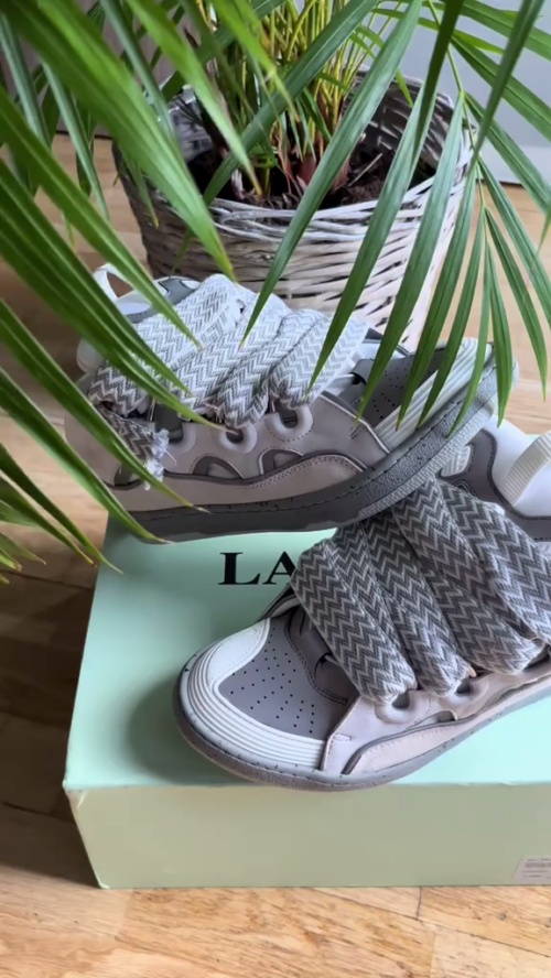 Lanvin Curb Sneaker White Grey Pale PB250110 FW SKDK02 DOTS P23 review 