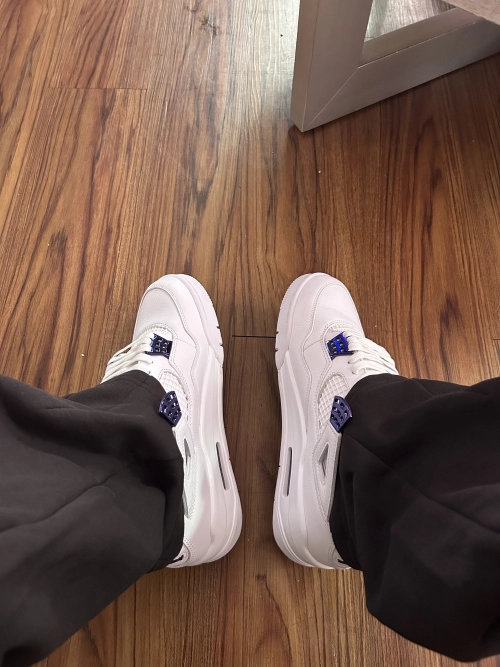 PK God Batch Air Jordan 4 Retro Metallic Purple CT8527-115 review 