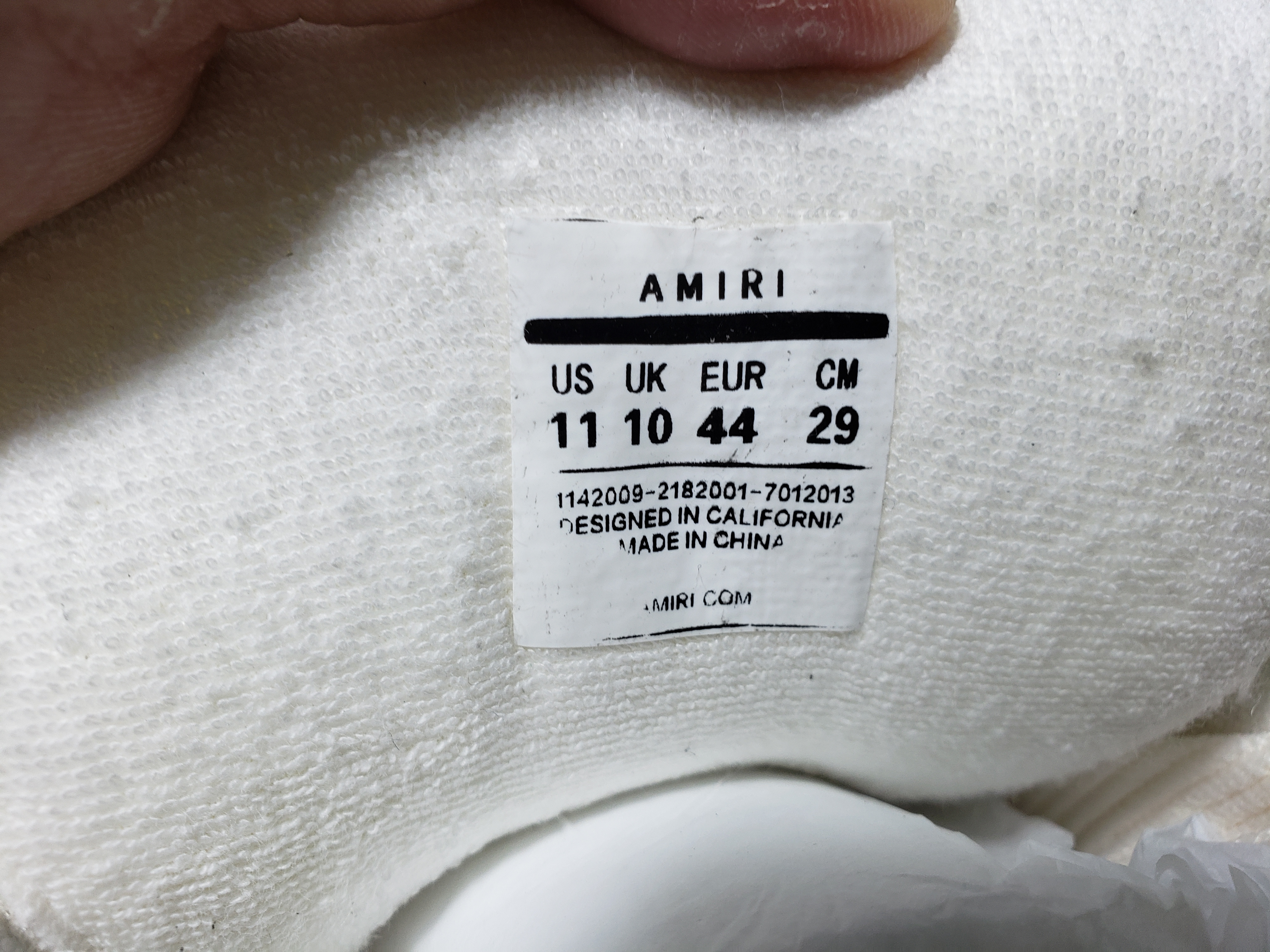 Amiri MA-1 Sneakers Panda White Black review stockxkicks 03
