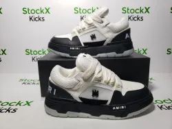 Amiri MA-1 Sneakers Panda White Black review stockxkicks 06