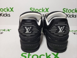 Louis Vuitton Trainer Sneaker New All Black Denim 1AHSZE review stockxkicks 03