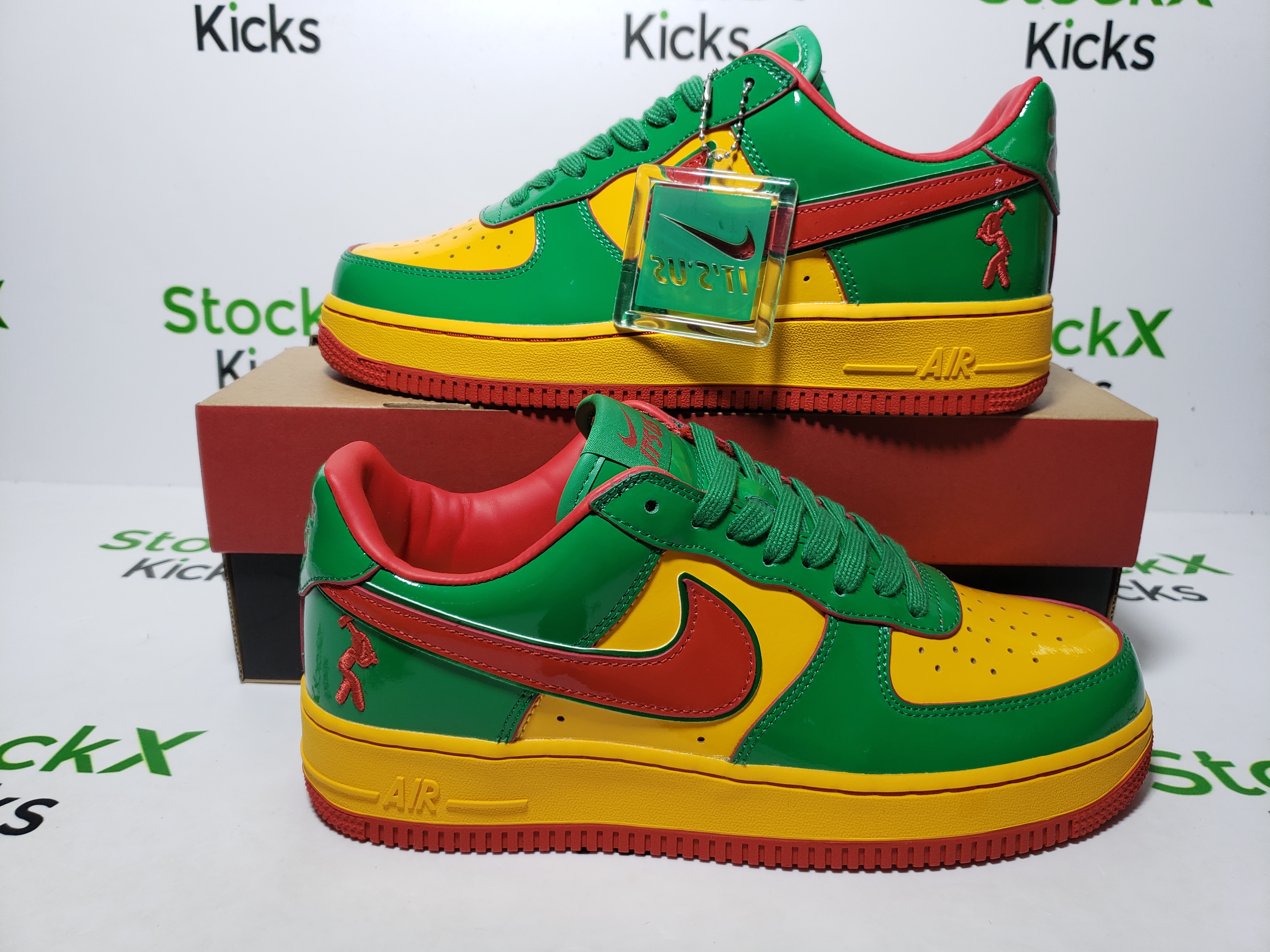 PK God Batch Nike Air Force 1 Low × Lil Yachty Lucky Green IH4383-300 review stockxkicks 05
