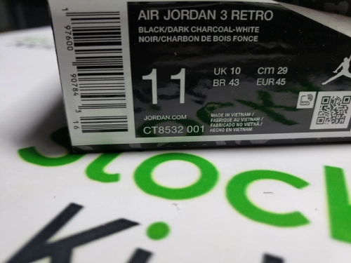 PK God Batch Air Jordan 3 Retro 'Black Cat' CT8532-001 review 