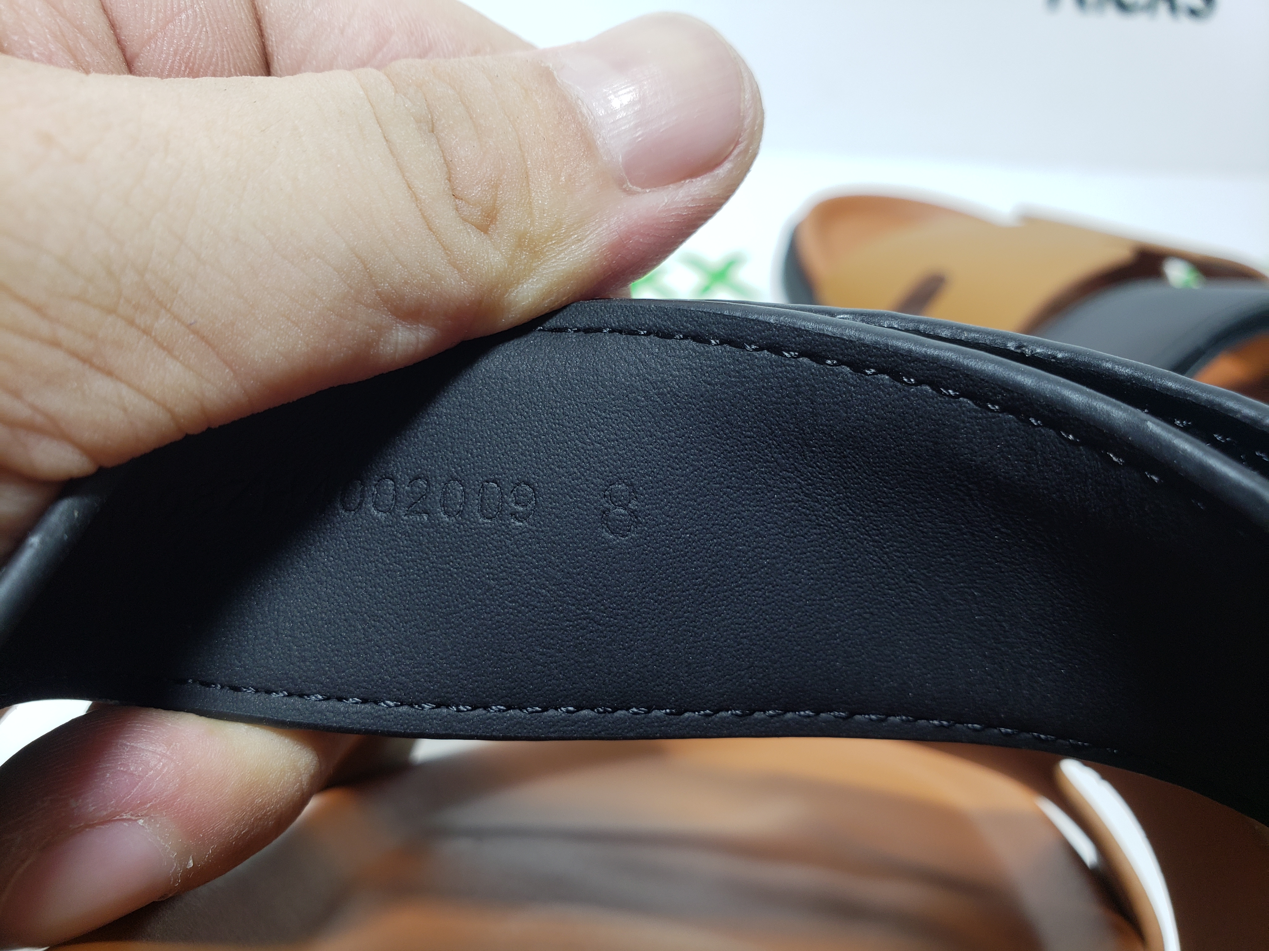 Hermes Chypre Sandal Khaki Black review stockxkicks 03