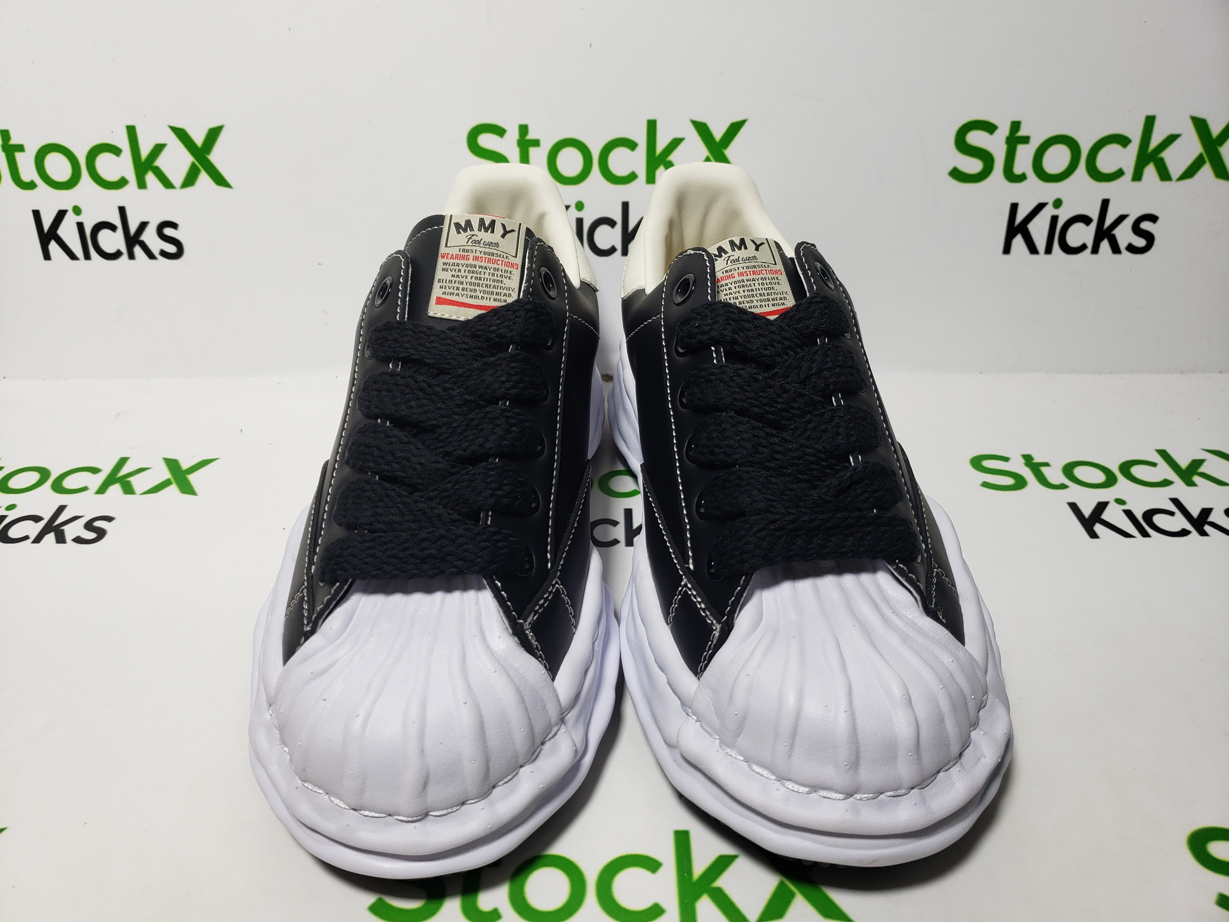 Maison MIHARA YASUHIRO White And Black And White Gold NO.701 review stockxkicks 01