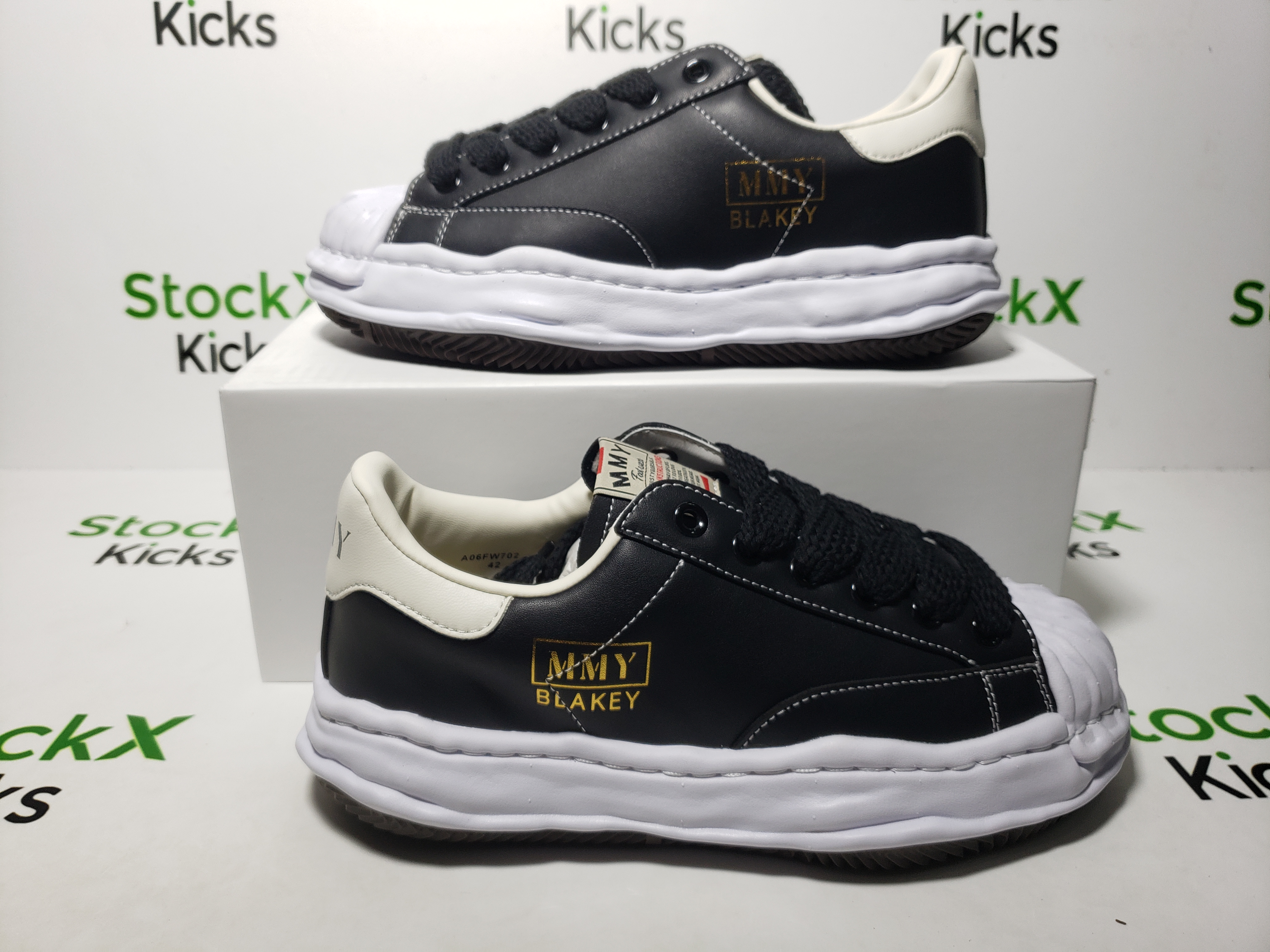 Maison MIHARA YASUHIRO White And Black And White Gold NO.701 review stockxkicks 05