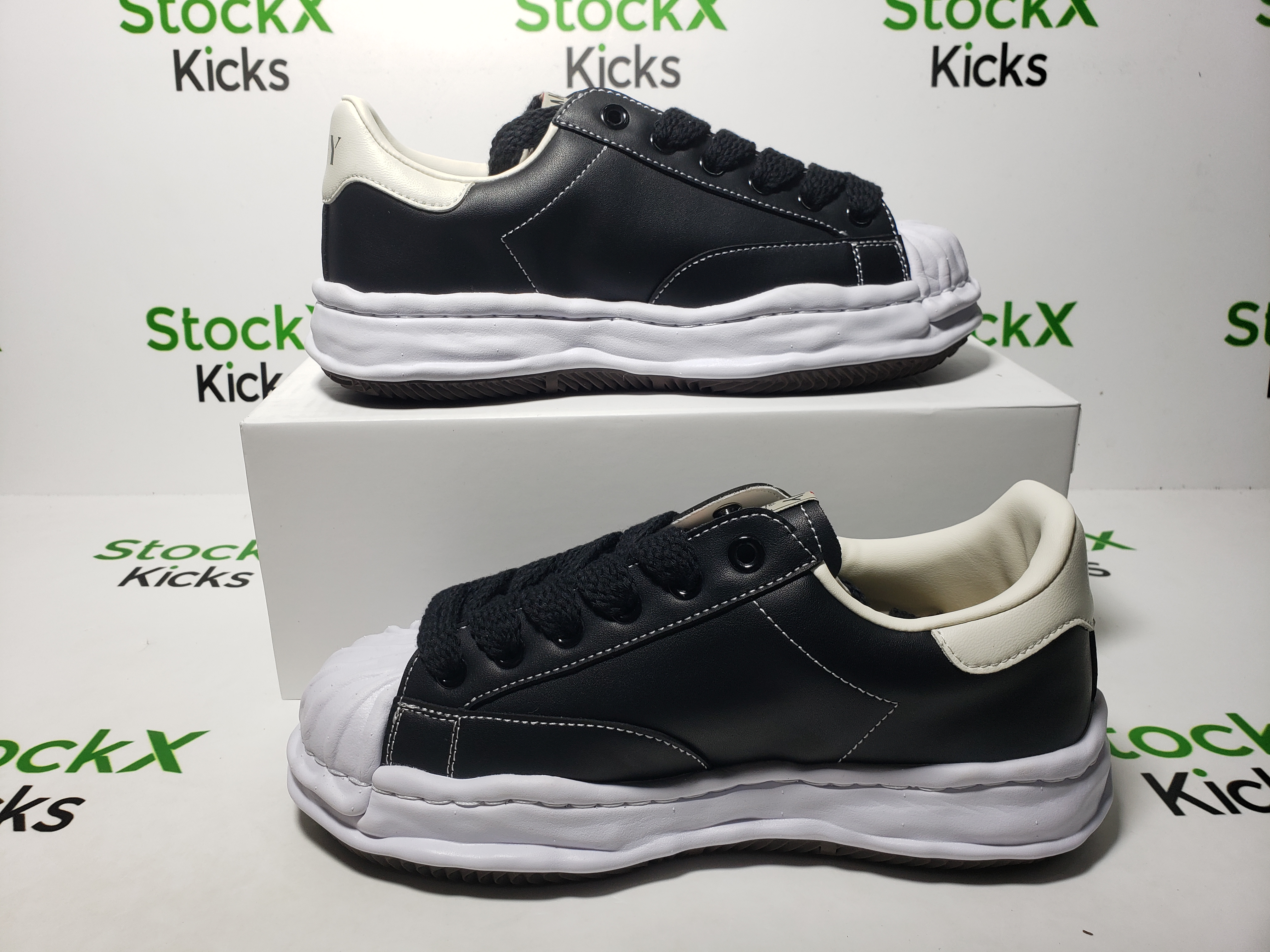 Maison MIHARA YASUHIRO White And Black And White Gold NO.701 review stockxkicks 06