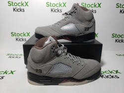 PK God Batch Air Jordan 5 Retro SPA Ma Maniére Light Bone FD1330-006 review stockxkicks 06