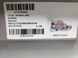 Balenciaga Runner Sneaker White Multi-Color 772774 W3RBW 9645 review stockxkicks 01
