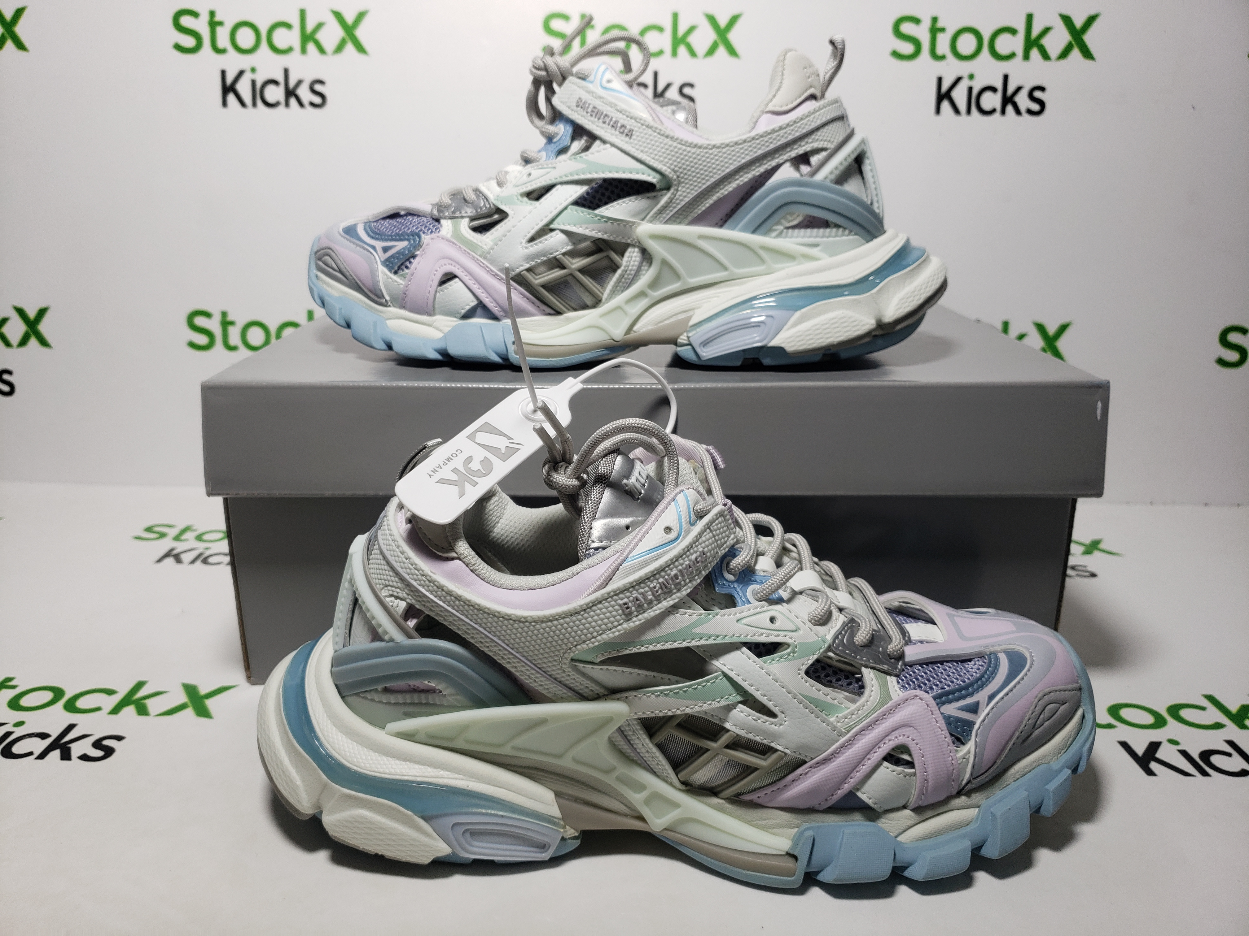 Balenciaga Track 2 Sneaker White Light Blue 568615 W2GN3 9045 review stockxkicks 05