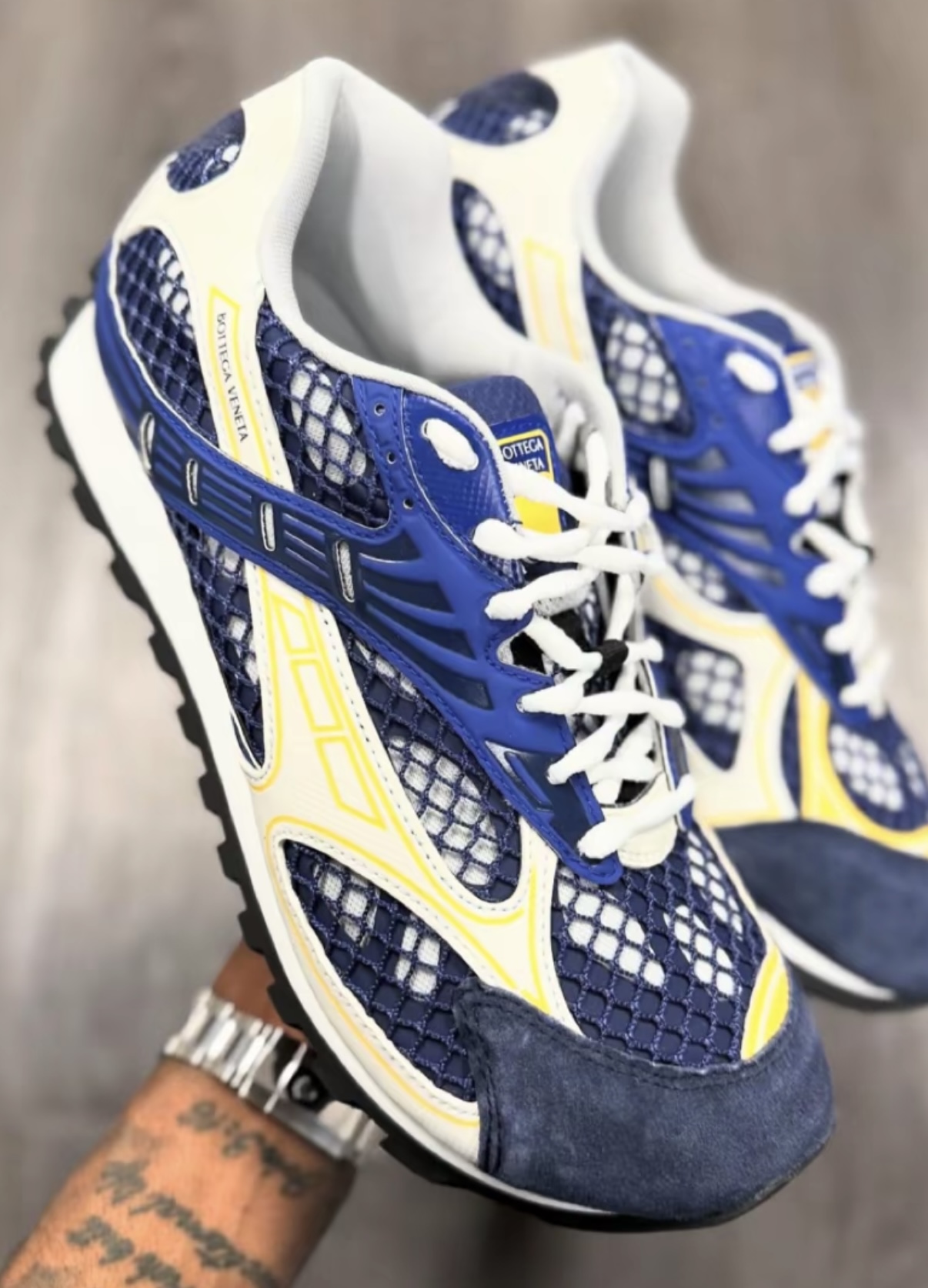 Bottega Veneta Orbit Dark Blue review nate ashmon