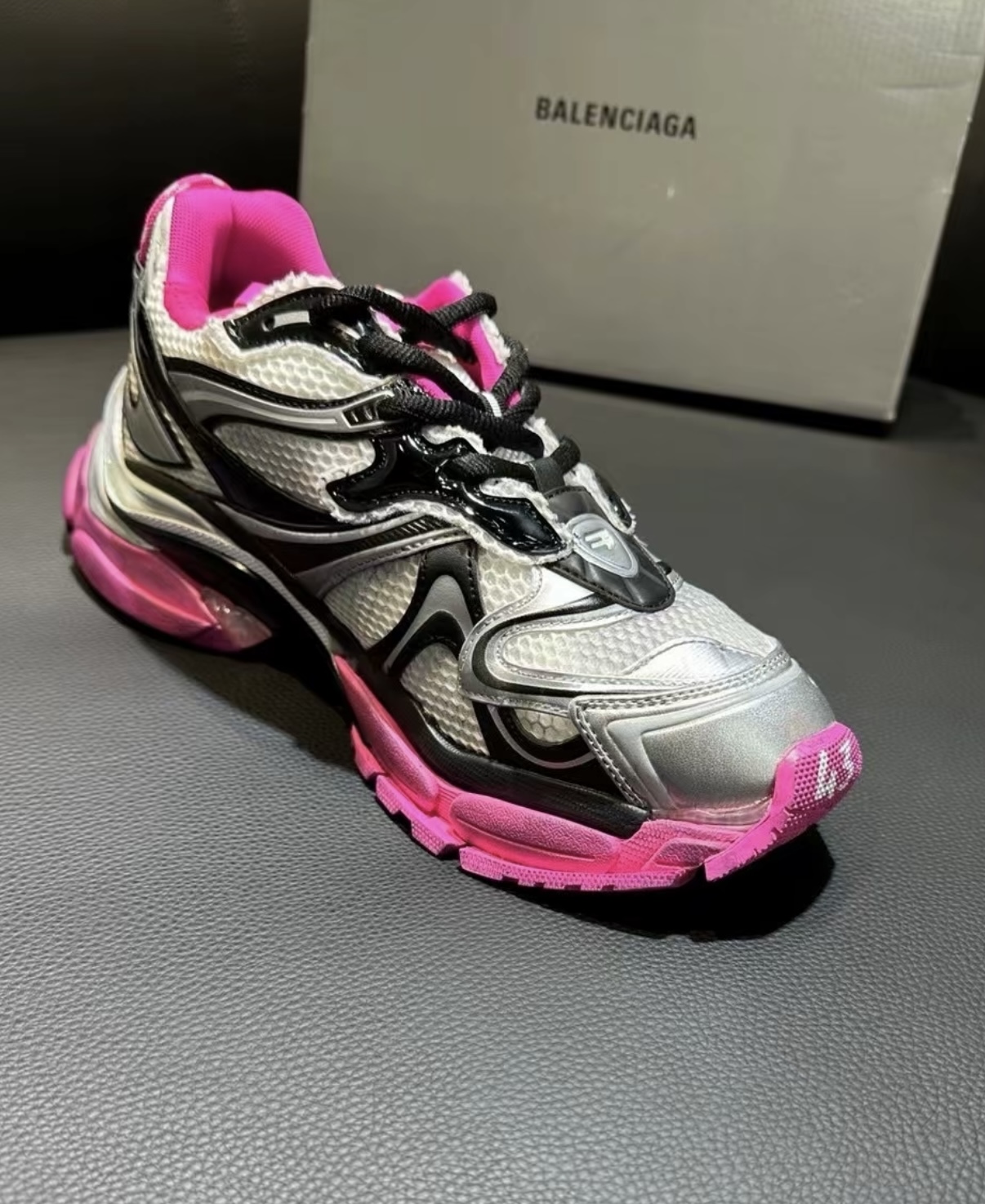 Balenciaga Runner Silver Pink 677402 W3RB2 9155 review Kevin Bennett
