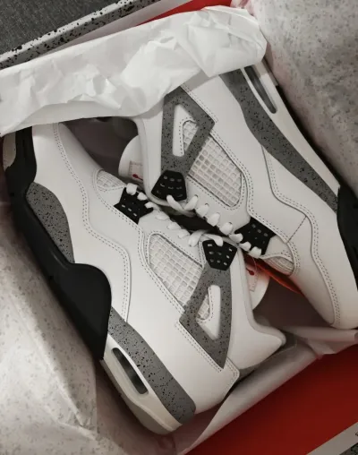 PK God Batch Air Jordan 4 Retro OG White Cement FV5029-100（2025） review Zai Sanabria