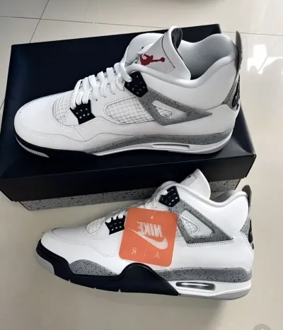 PK God Batch Air Jordan 4 Retro OG White Cement FV5029-100（2025） review Tae Holmes