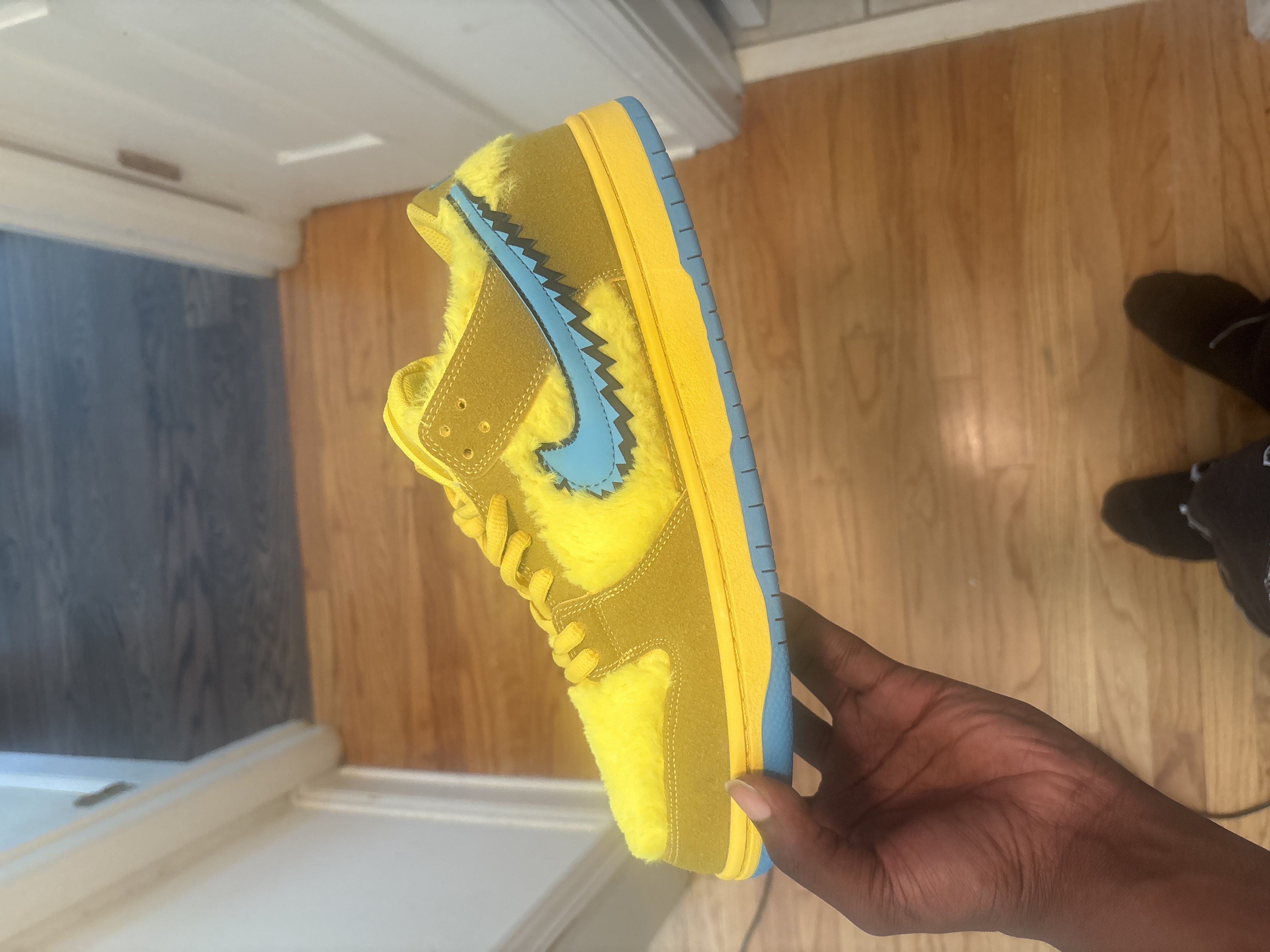 PK God Batch Nike SB Dunk Low Grateful Dead Bears Opti Yellow CJ5378-700 review Brandon 00