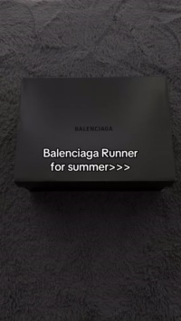 Balenciaga Runner Beige Light Blue 677402 W3RB2 8100 review Chovy