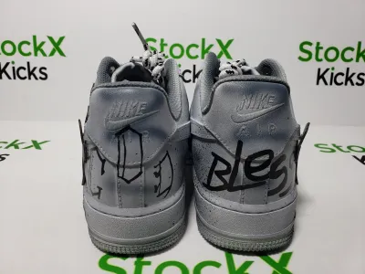 PK God Batch Custom Nike Air Force 1 The Cross Blue Tie-dye review Stockxkicks 02