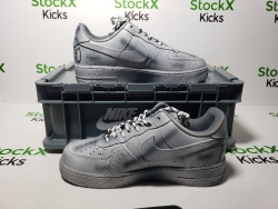 PK God Batch Custom Nike Air Force 1 The Cross Blue Tie-dye review Stockxkicks 07