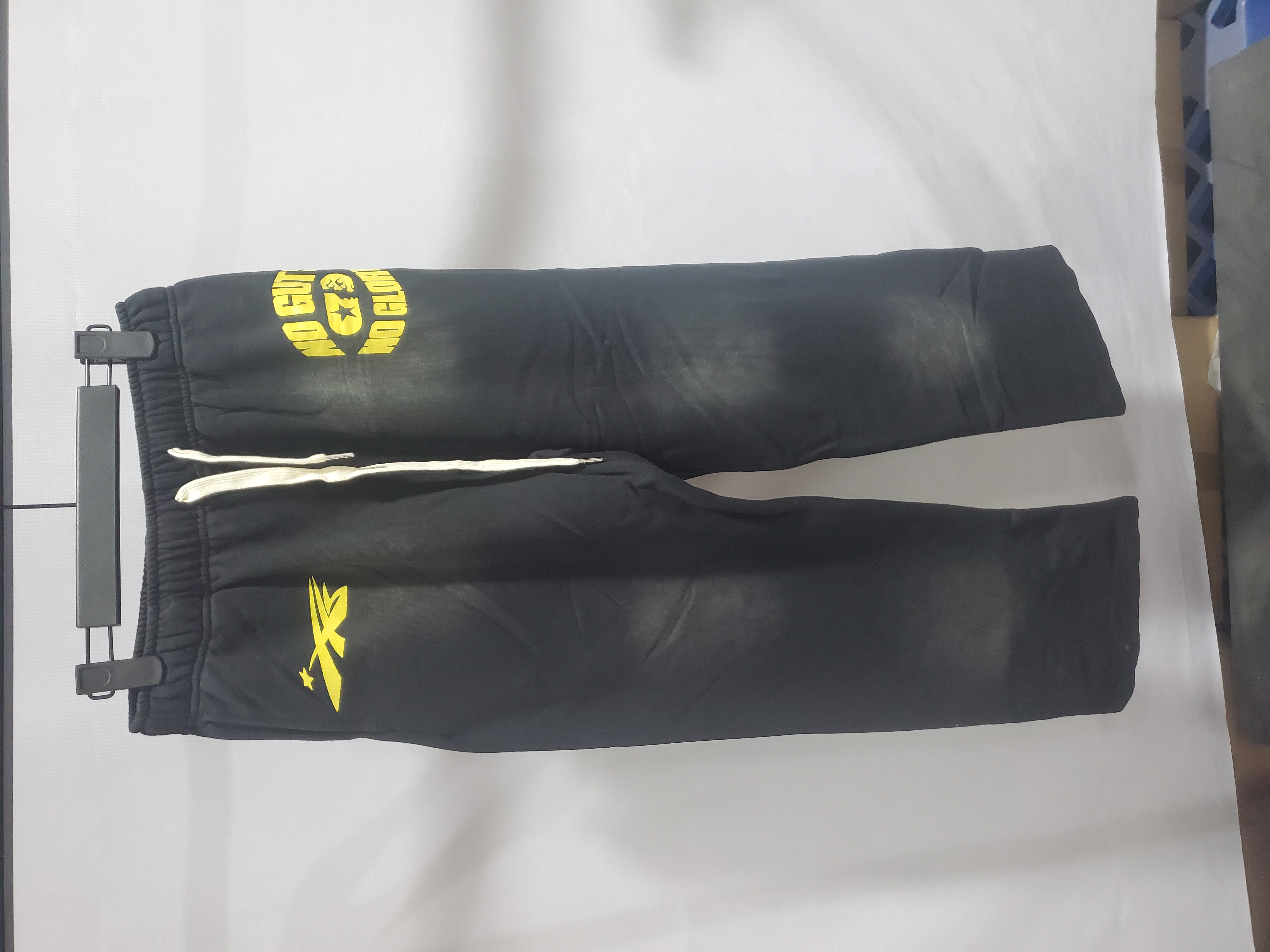 Hellstar No Guts No Glory Flare Bottom Sweatpants Midnight Dye Black review Stockxkicks 00