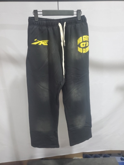 Hellstar No Guts No Glory Flare Bottom Sweatpants Midnight Dye Black review Stockxkicks 00