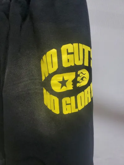 Hellstar No Guts No Glory Flare Bottom Sweatpants Midnight Dye Black review Stockxkicks 02